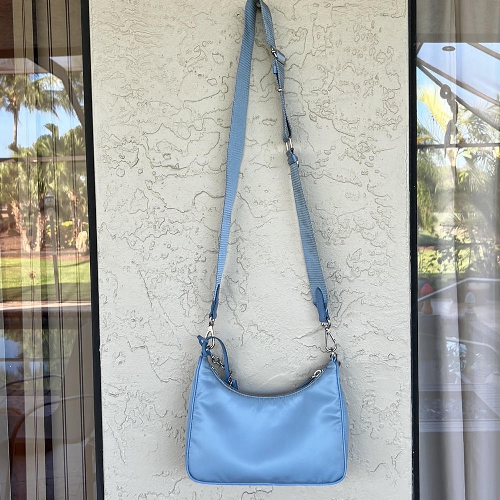 🌈 PRICE DROP🌈PRADA gorgeous new bag. Worn twice , has silver strap and more. - Picture 8 of 14
